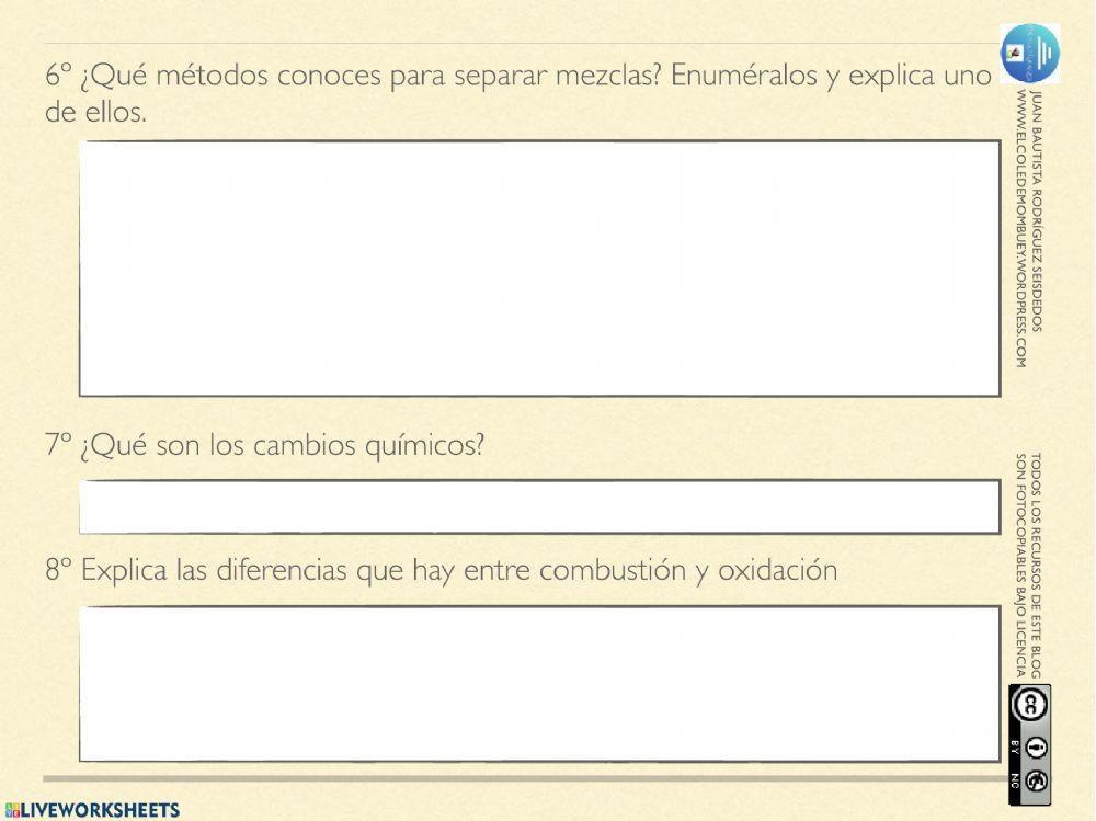 Control naturales U.6 6º