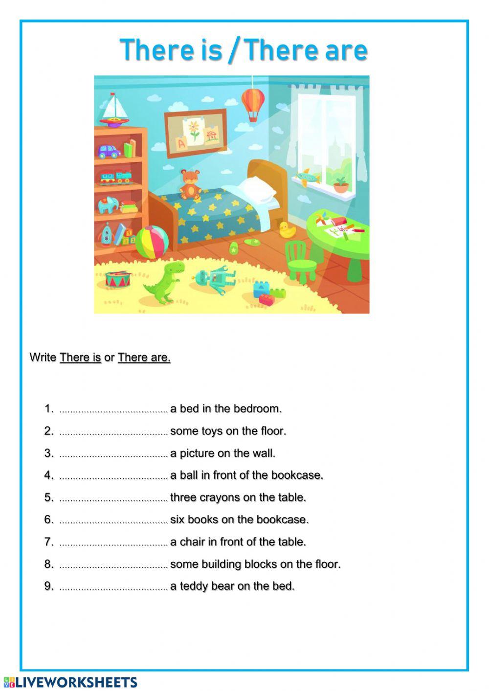 There is - There are online exercise for Grade 4 | Live Worksheets