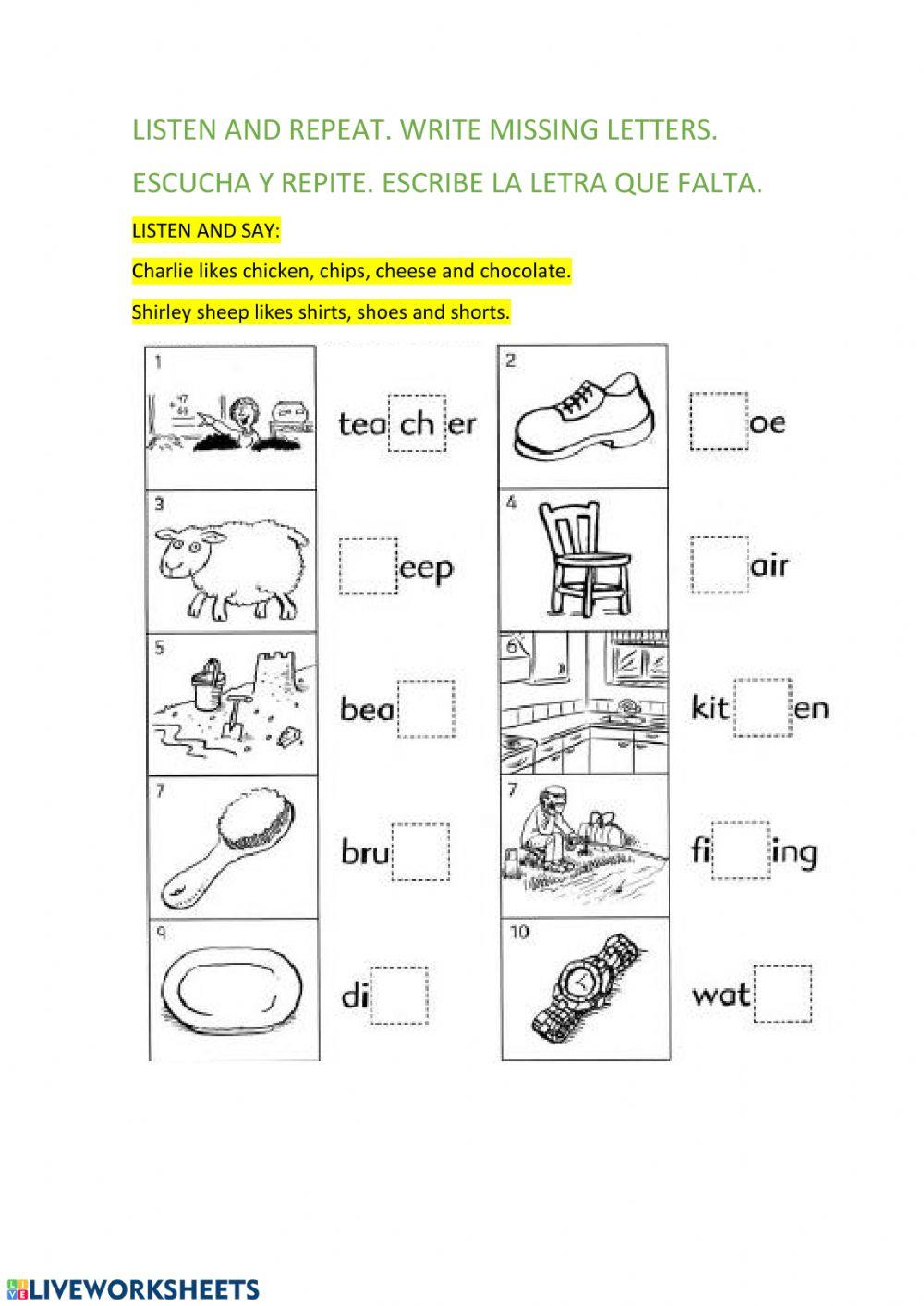 pronunciation-sh-ch-worksheet-live-worksheets