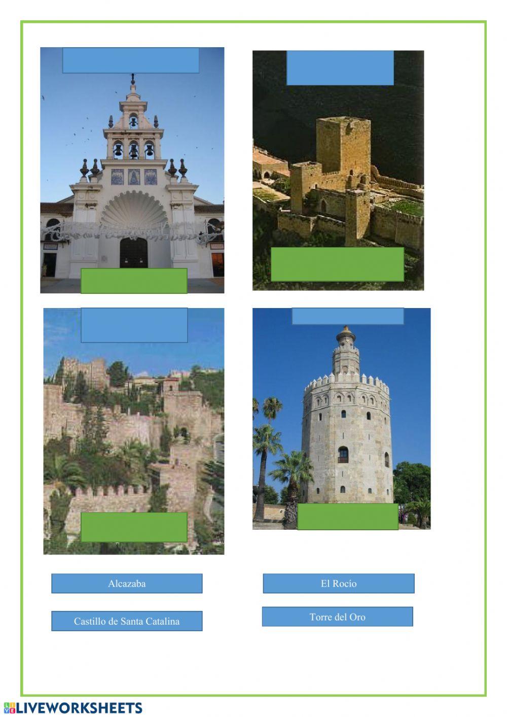 Los monumentos de Andalucía Los monumentos de Andalucía