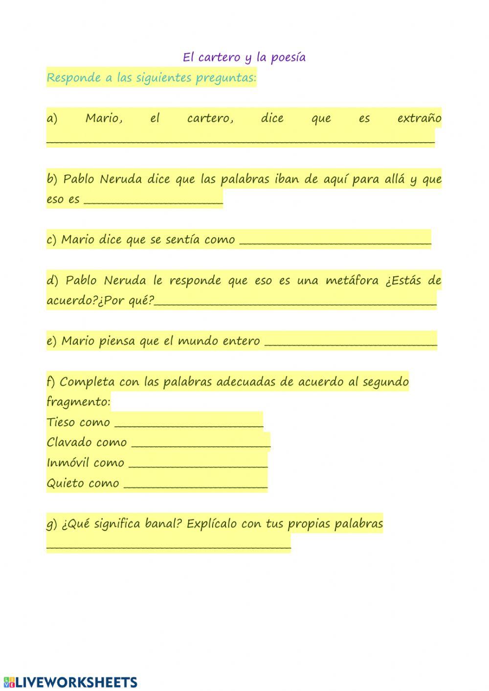 El cartero y la poesía