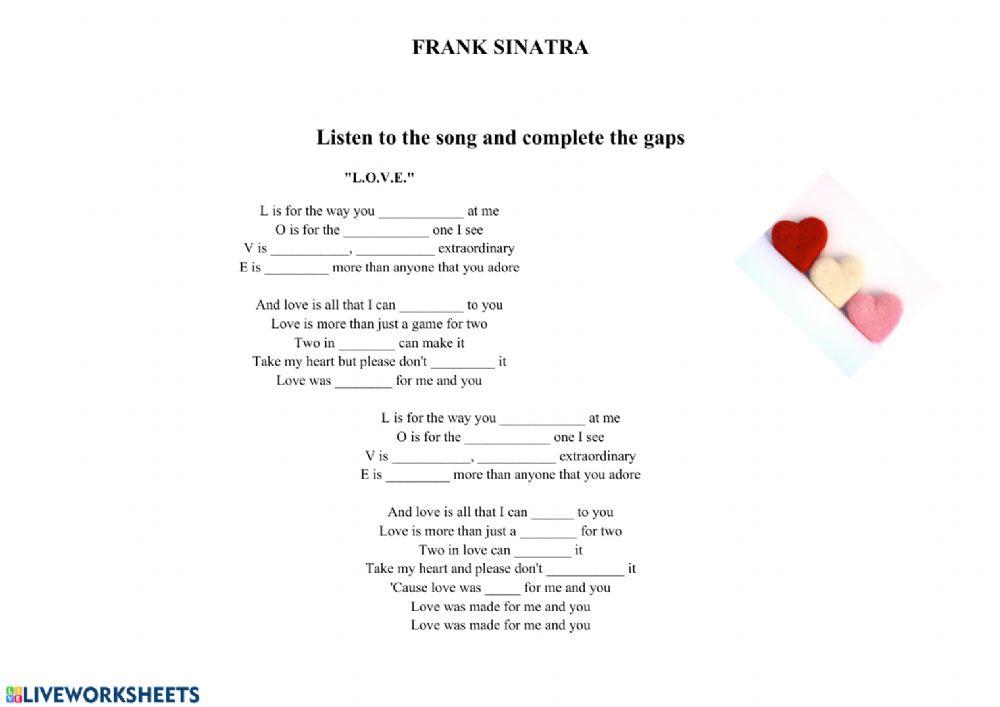 L.O.V.E by Sinatra