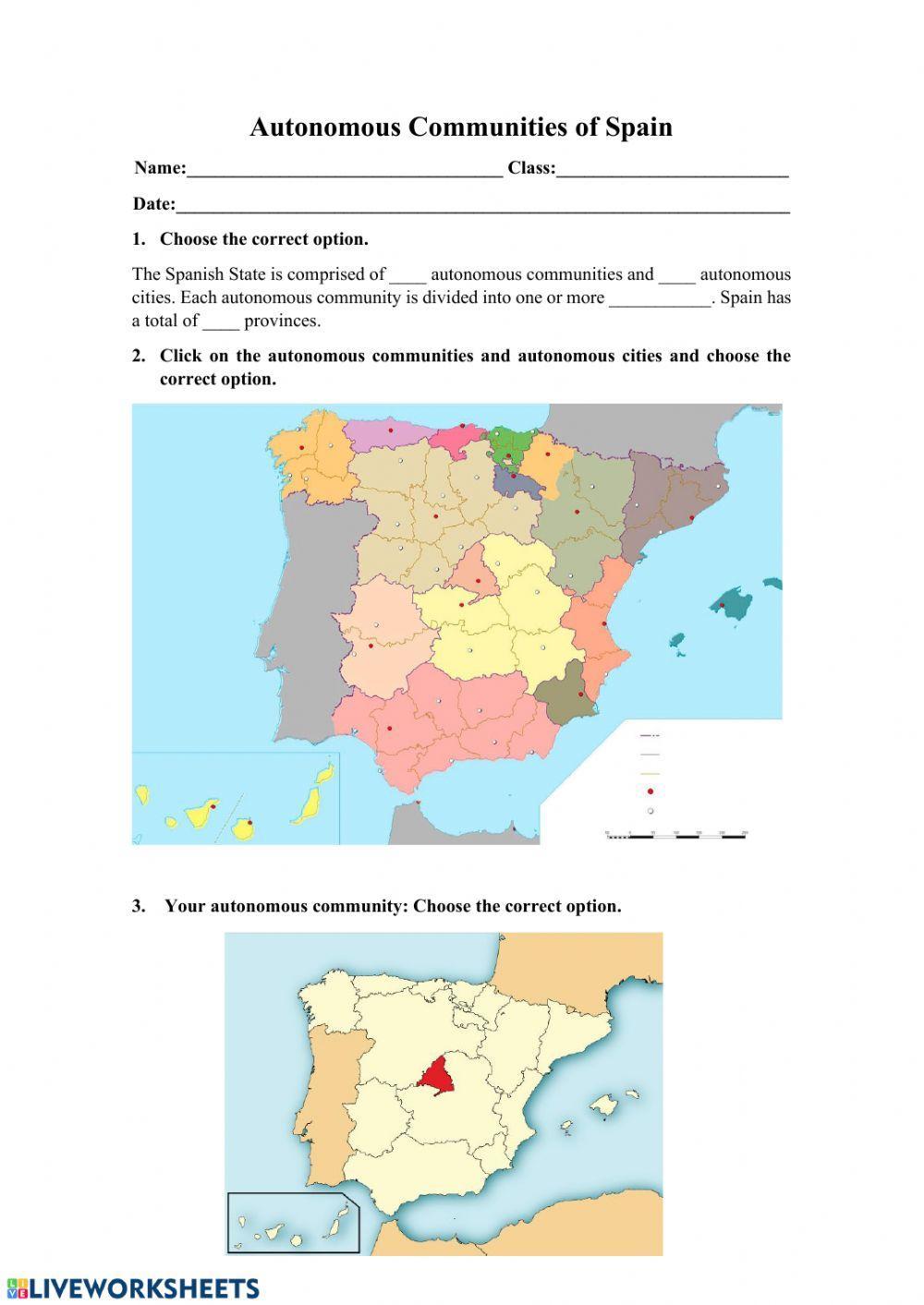 Autonomous Communities of Spain