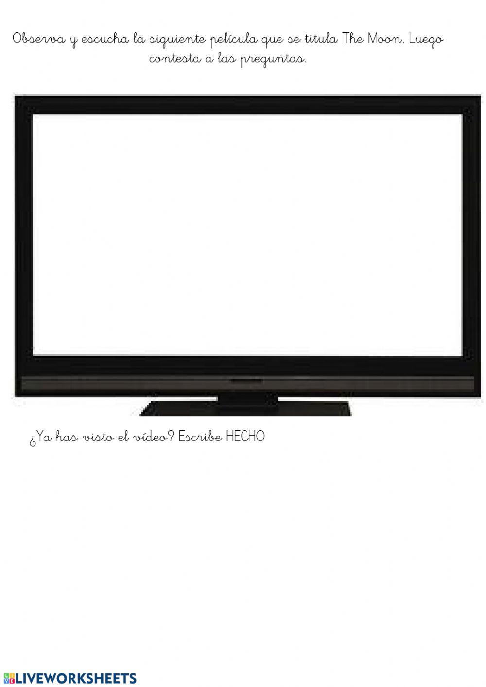 The moon comprensión