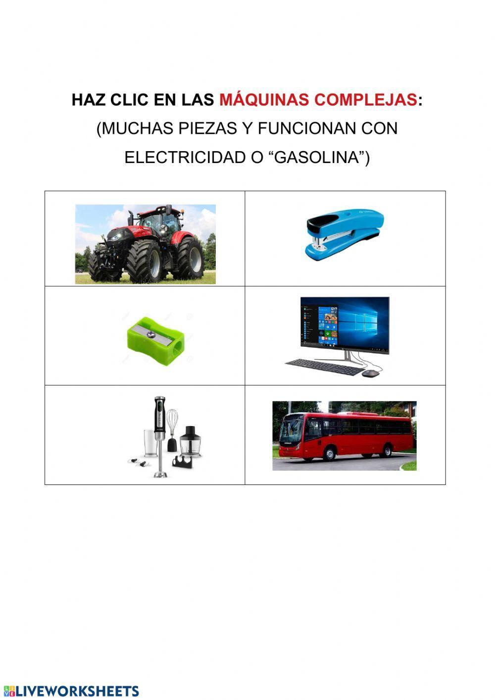 Máquinas simples y complejas