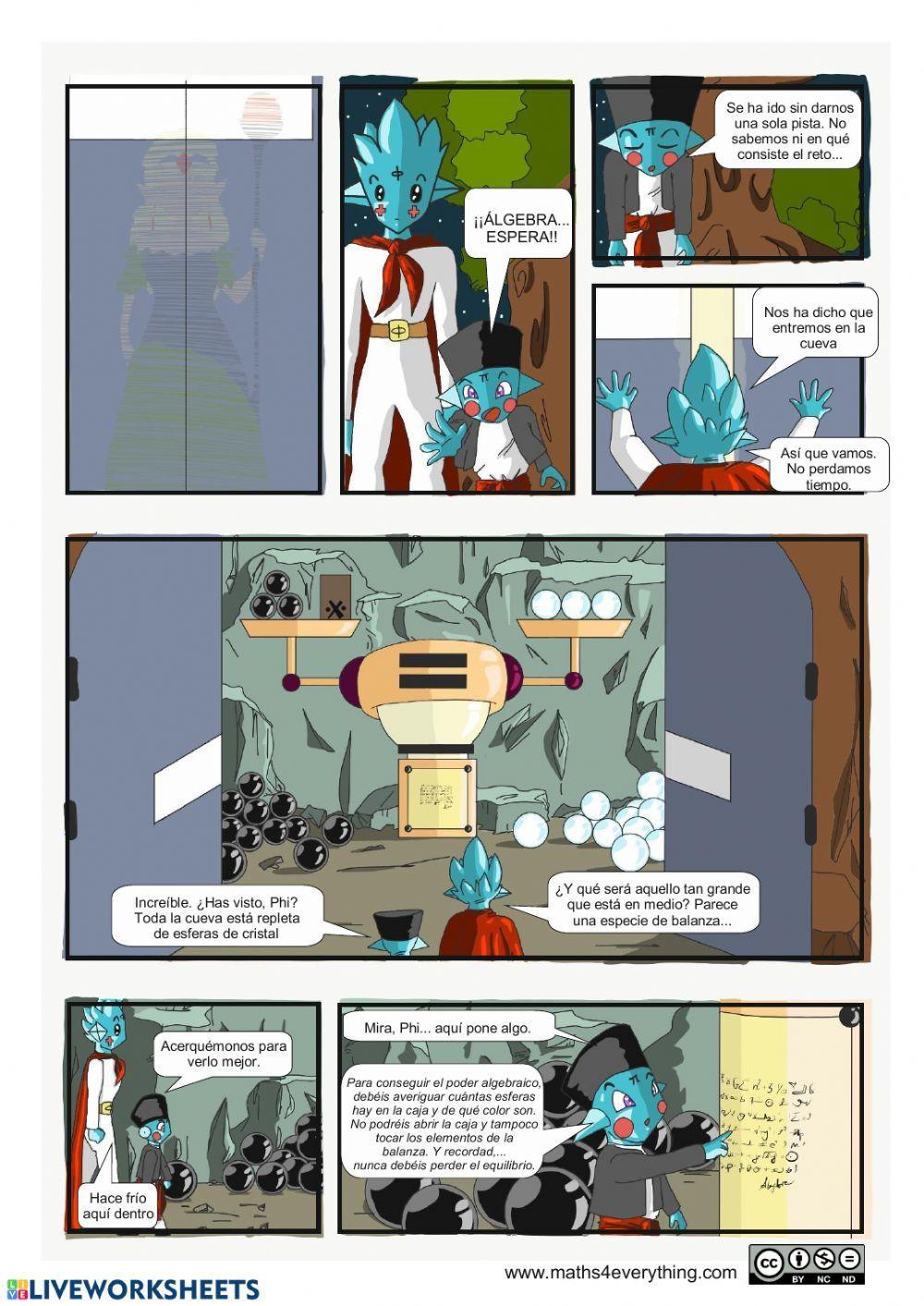 Cómic ecuaciones math4everything