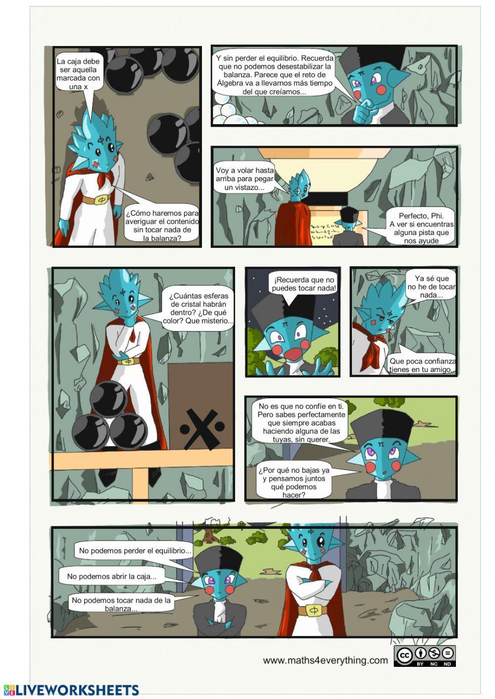 Cómic ecuaciones math4everything