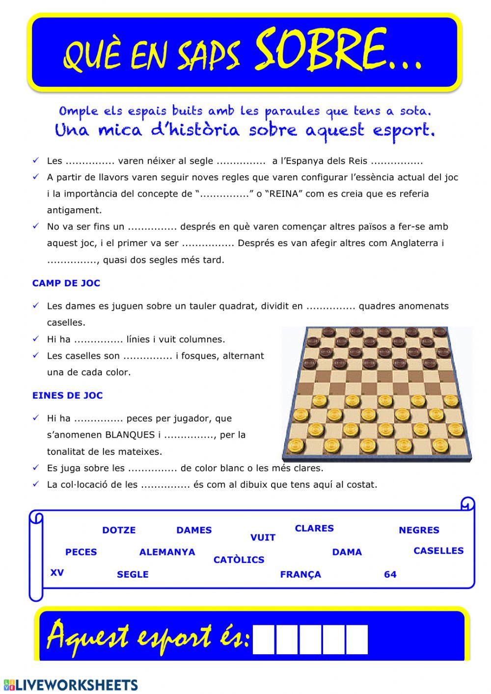 Que saps sobre... Dames