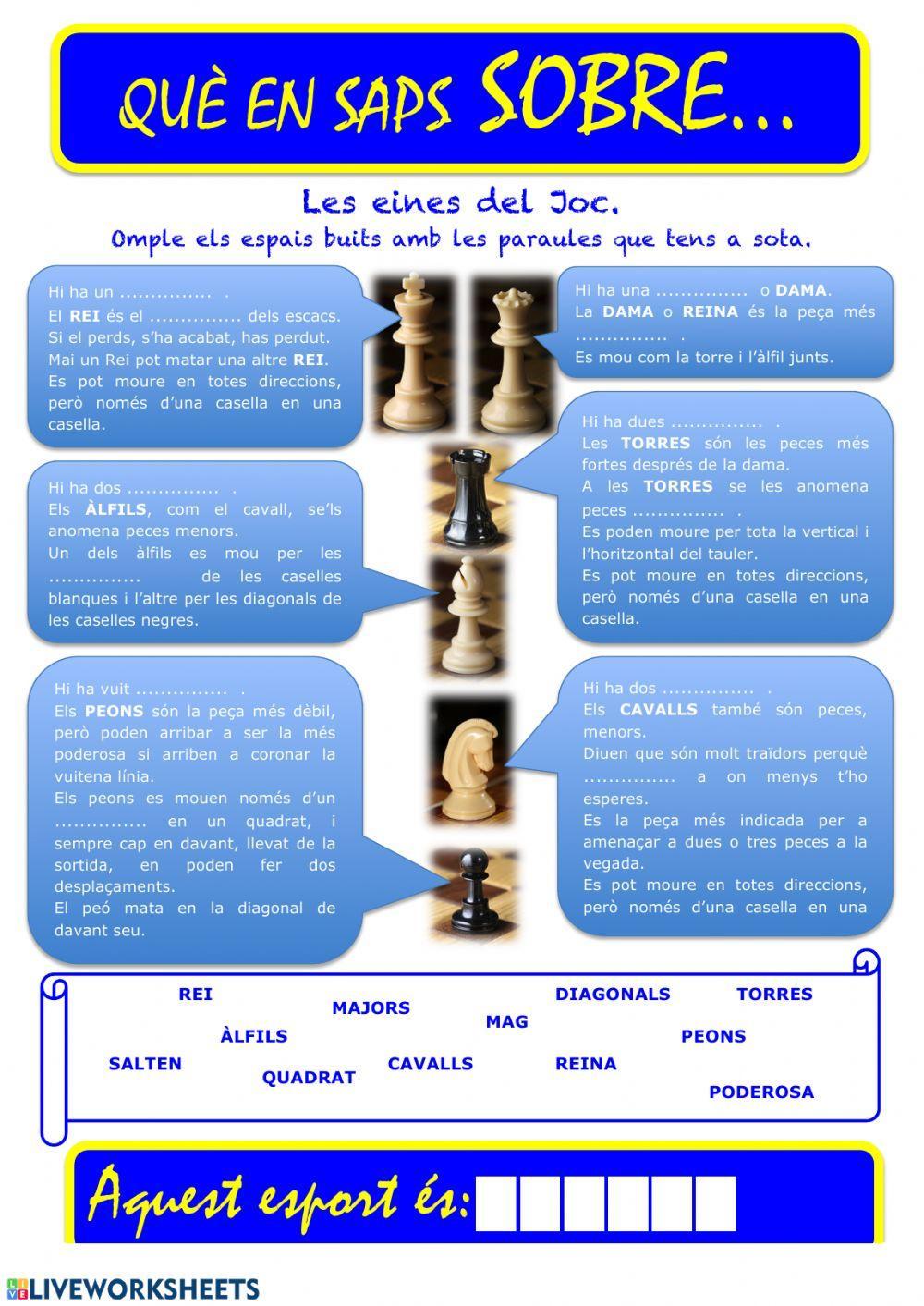 Que saps sobre... Escacs 02