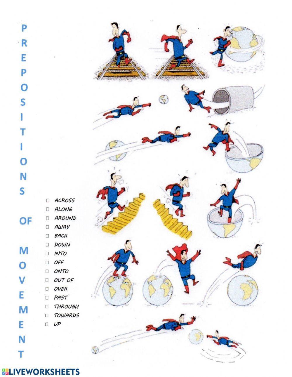 Prepositions of movement