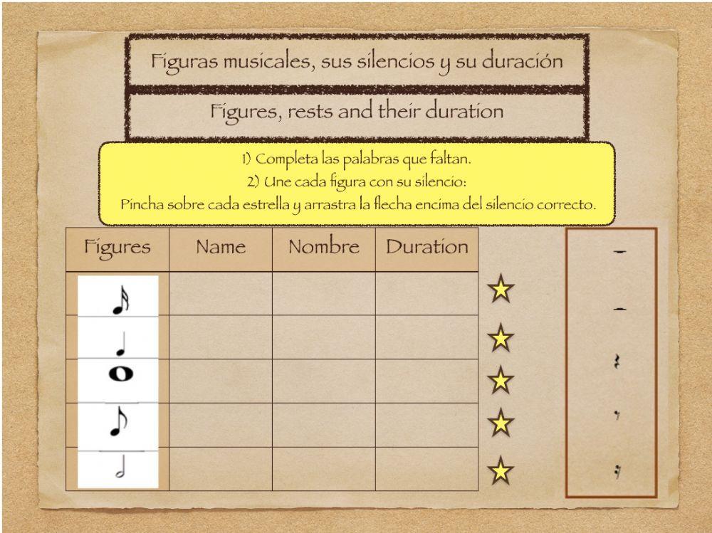 Las figuras y sus silencios bilingüe