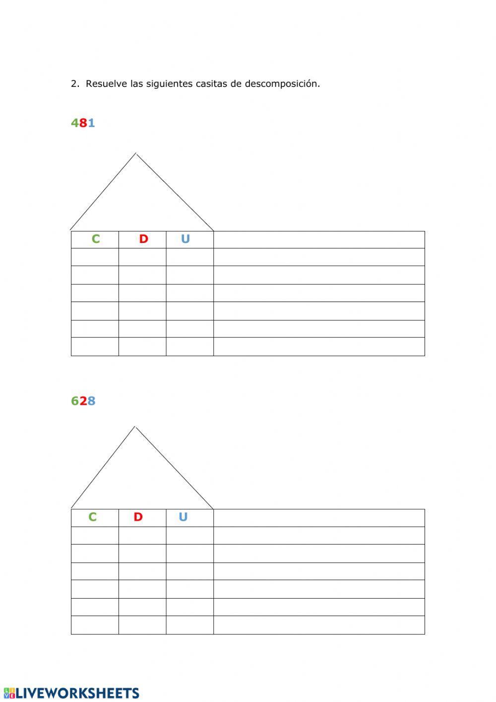 Problemas y casitas.