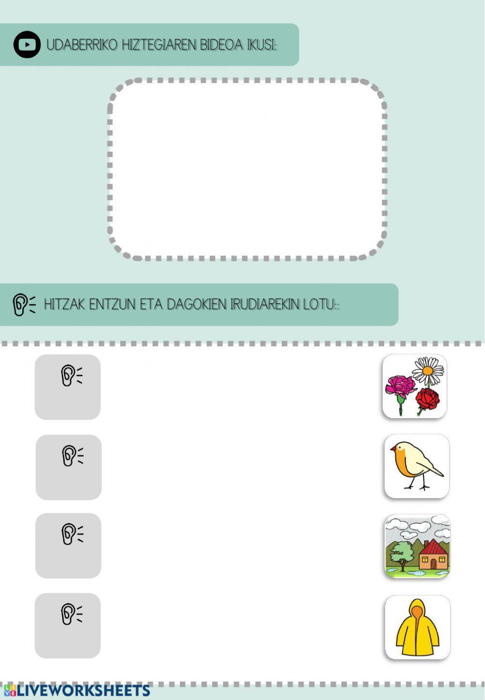 UDABERRIKO HIZTEGIA (bideoa eta lotzeko ariketa)