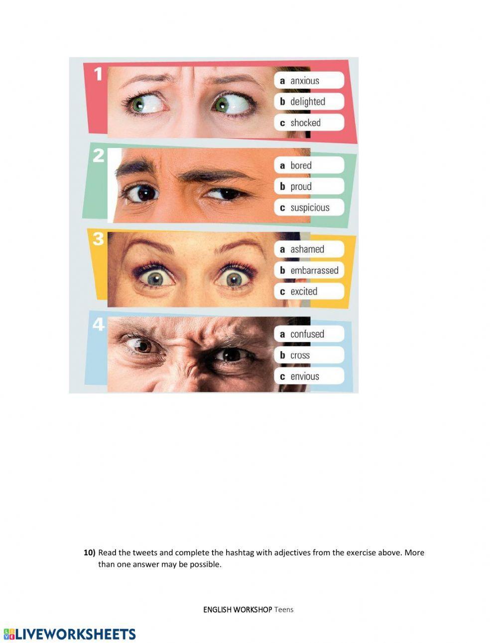 UNIT 1: Feelings (Solutions Pre-Intermediate)