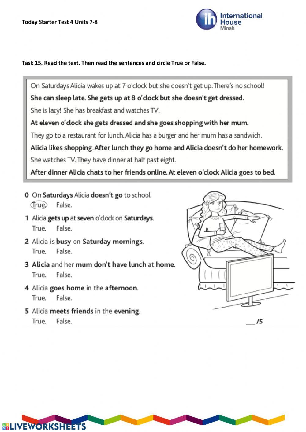 Today Starter Test 4