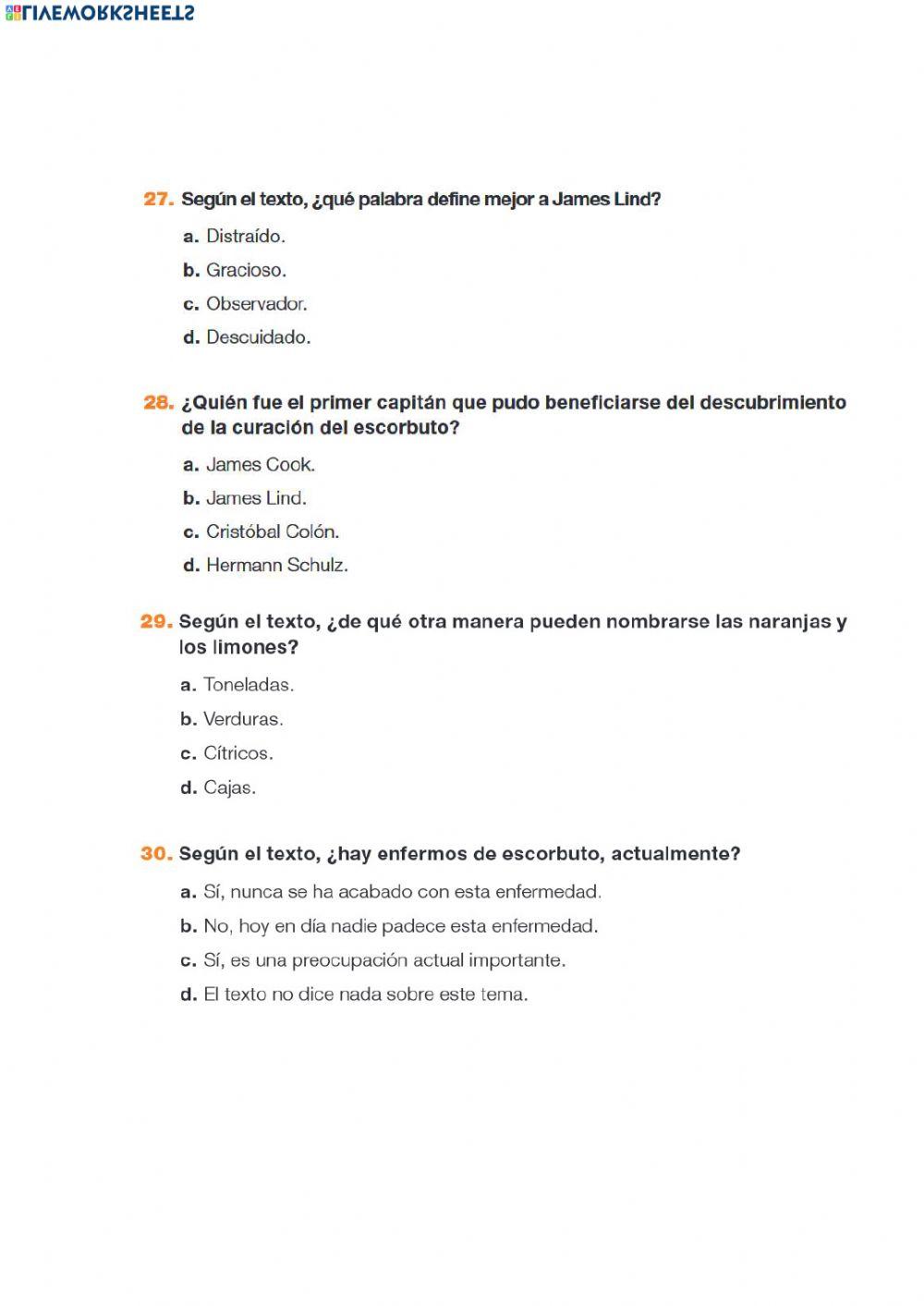 Comprensión lectora