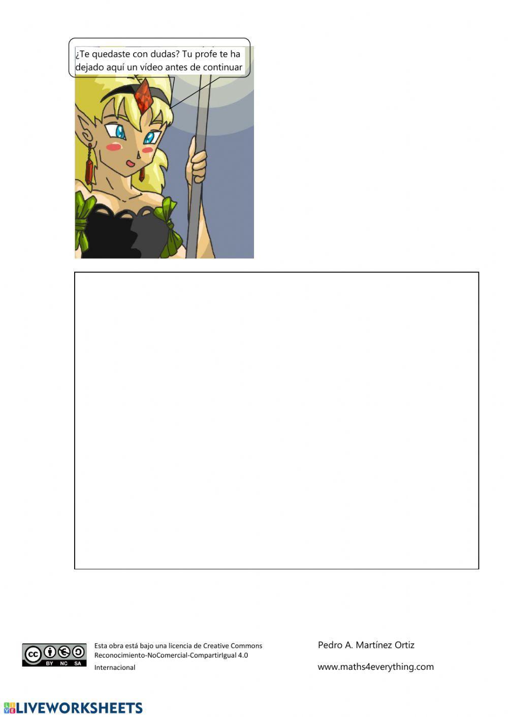 Ejercicios monomios con vídeos