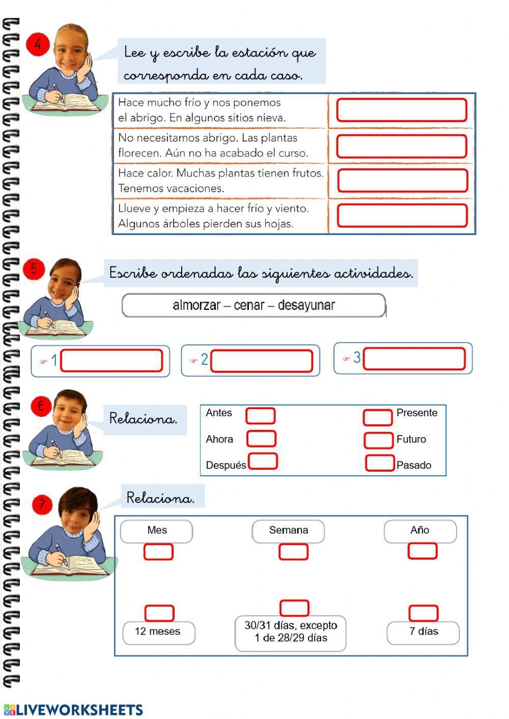U6 Un paseo por el tiempo ficha 4