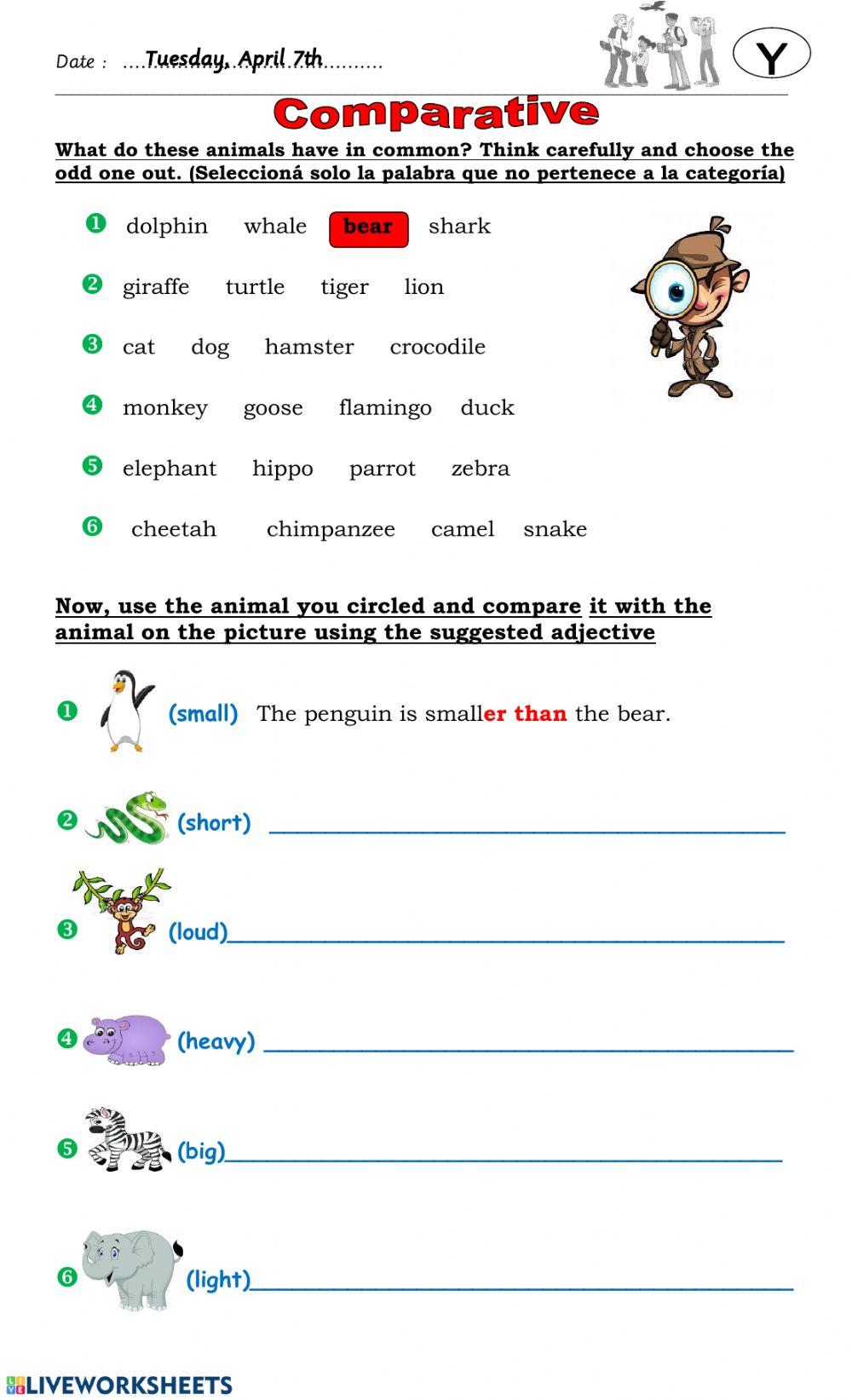 4° Y, Z worksheet | Live Worksheets