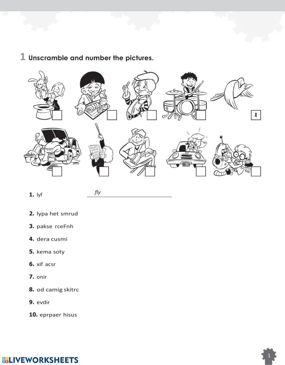 VOCABULARY - ACTIONS