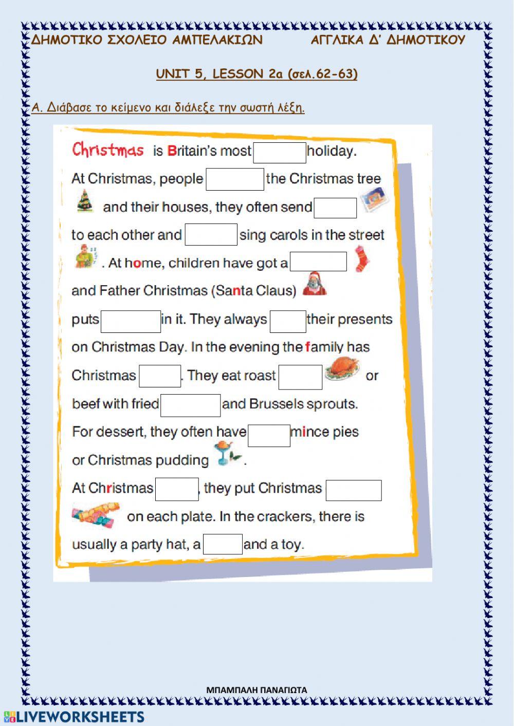 Unit 5 lesson 2a Unit 5 lesson 2a