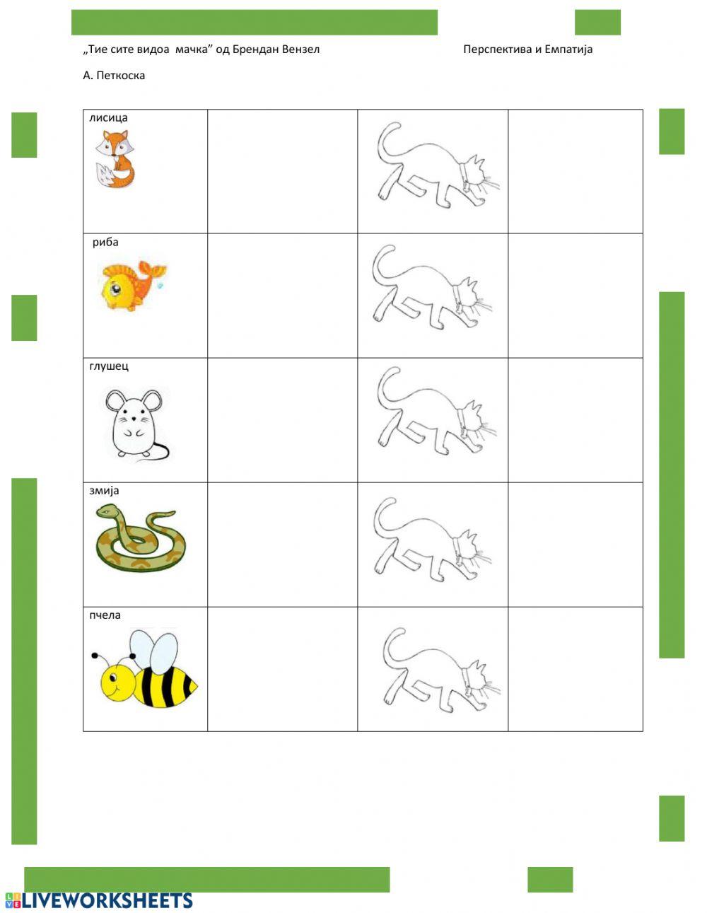Тие сите видоа една мачка