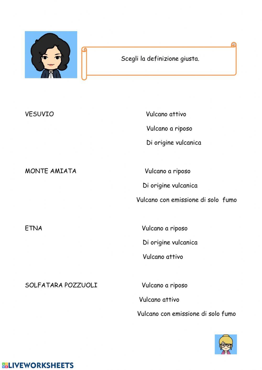 Vulcani risposta tripla