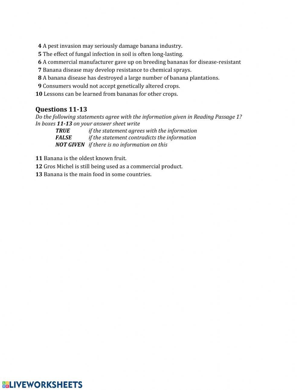 Res ielts success les 9 READING 1 GOING BANANAS