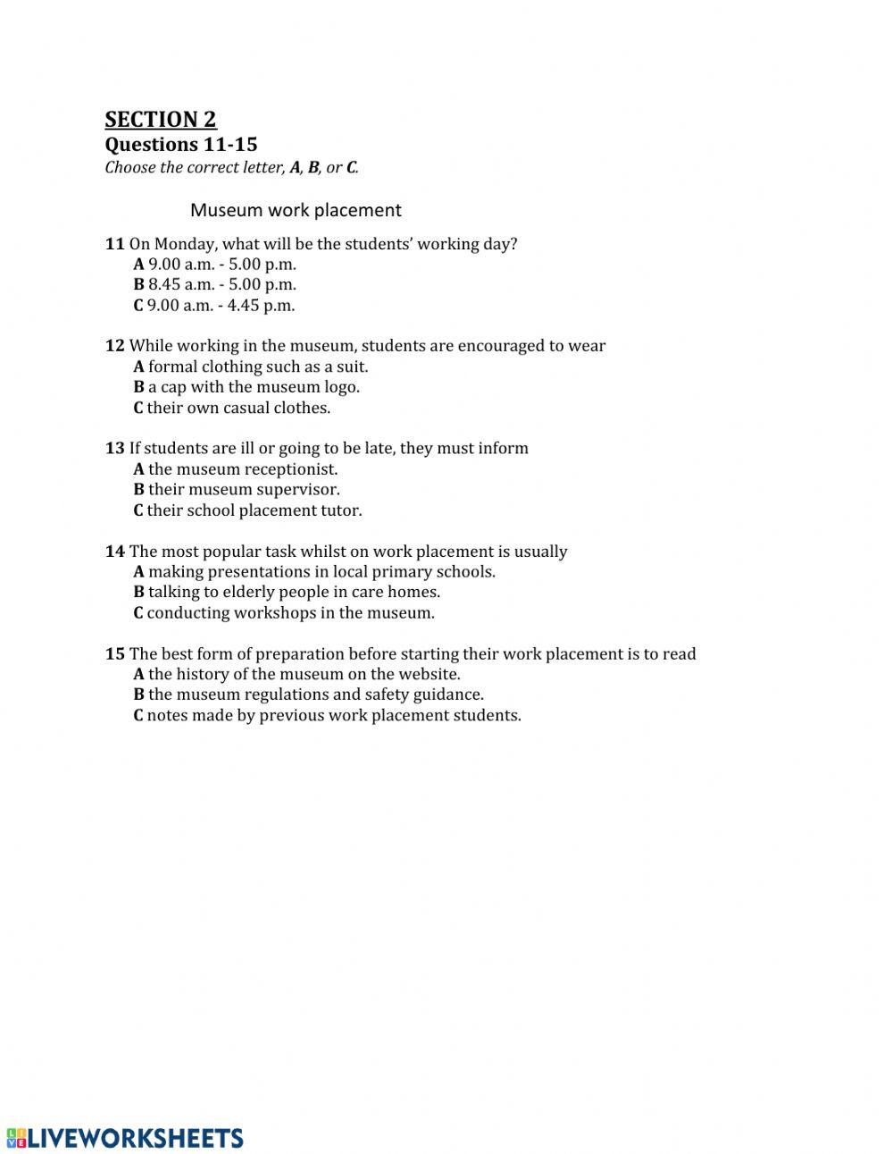 Res ielts success les 10 listening 1 test 1 sec 2