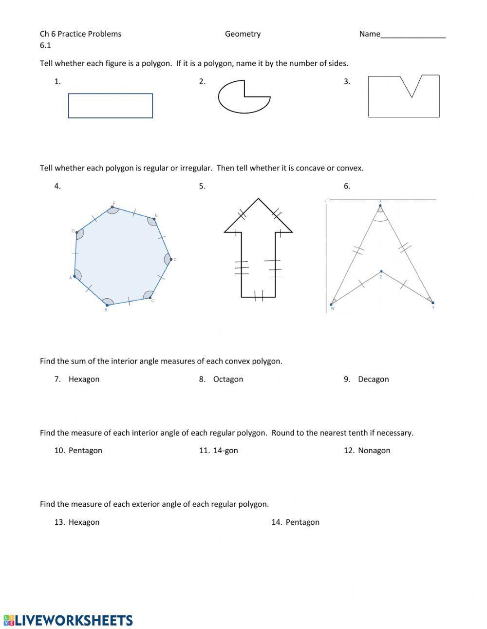 Polygons and Quadrilaterals