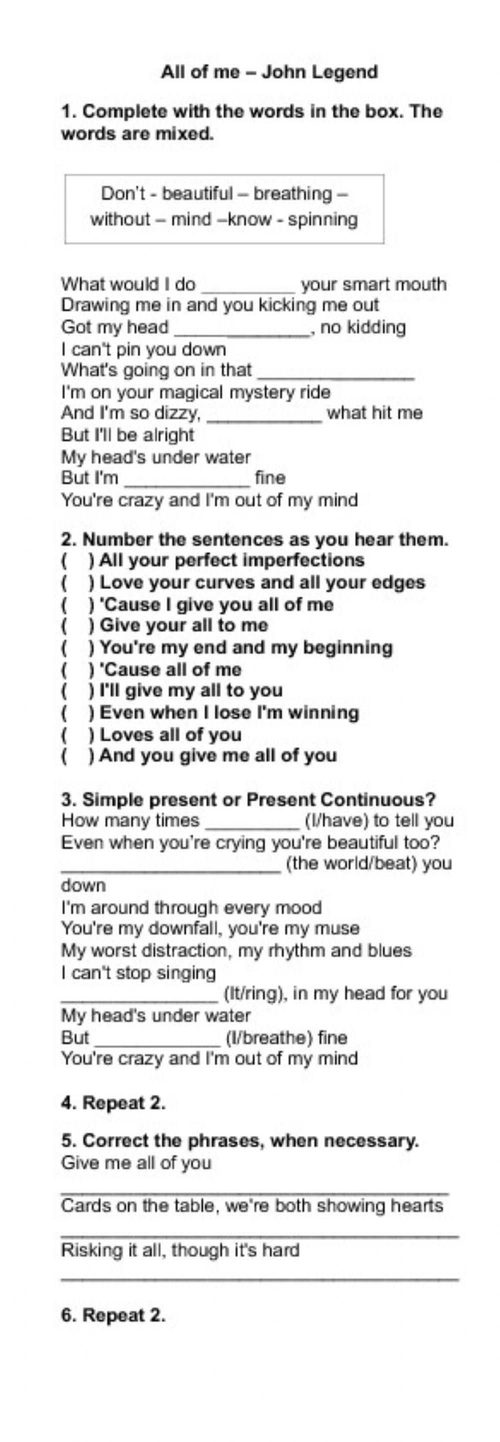 All of me - John Legend