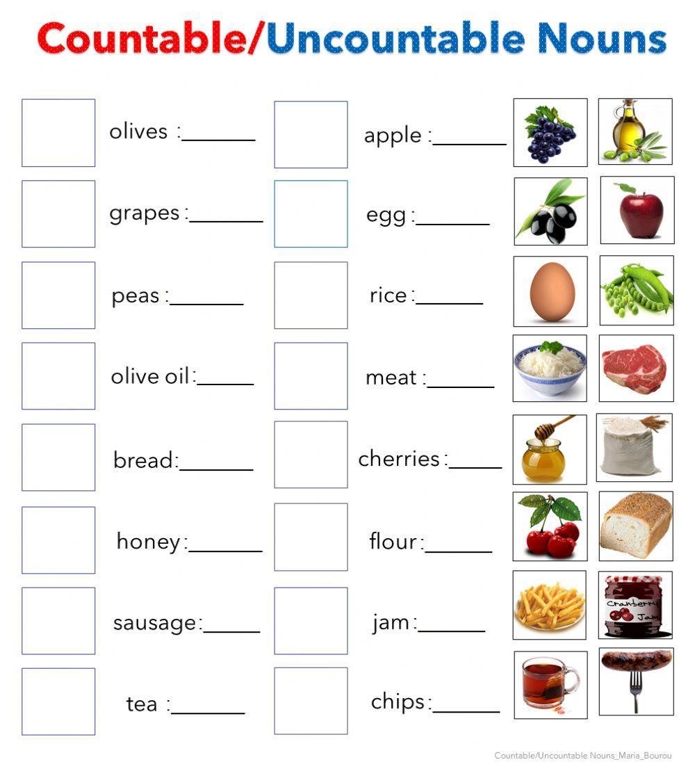 Countable - Uncountable Nouns