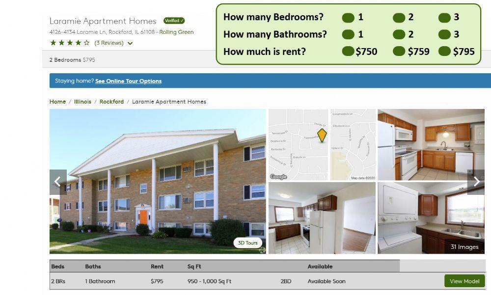 Reading Apartment Ad