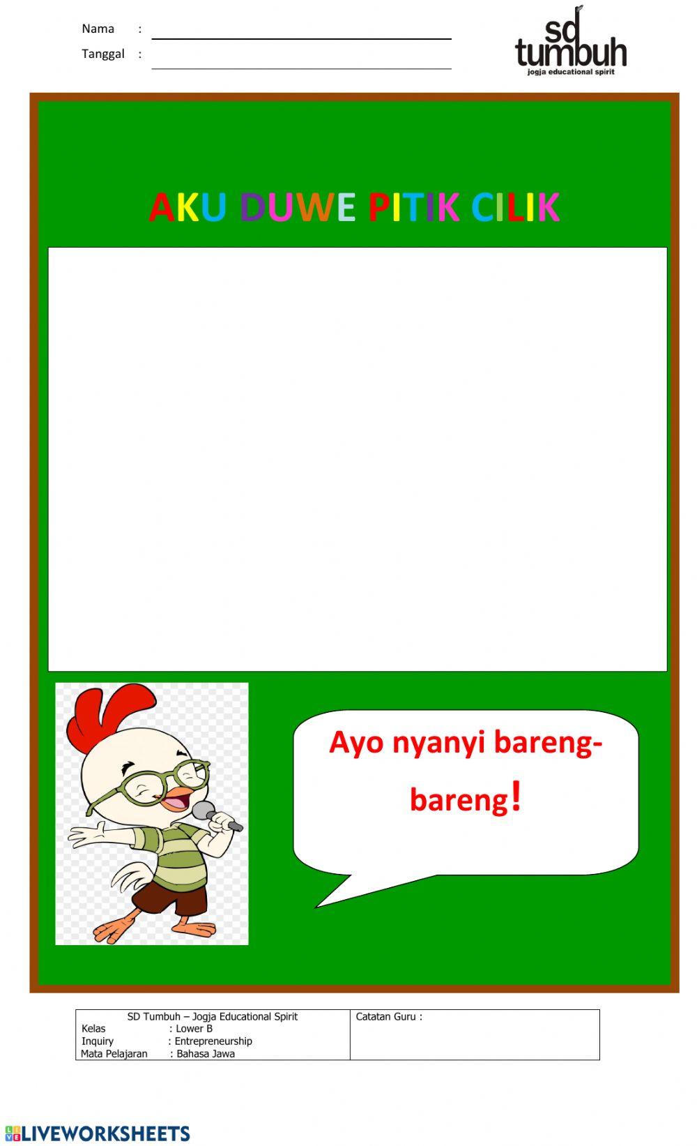 Tugas Tembang Dolanan 3B