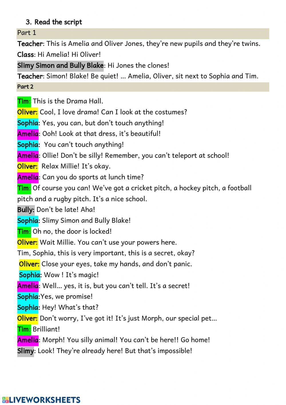 First day at school - video