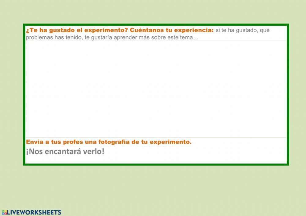 Experimento -proteínas constructoras
