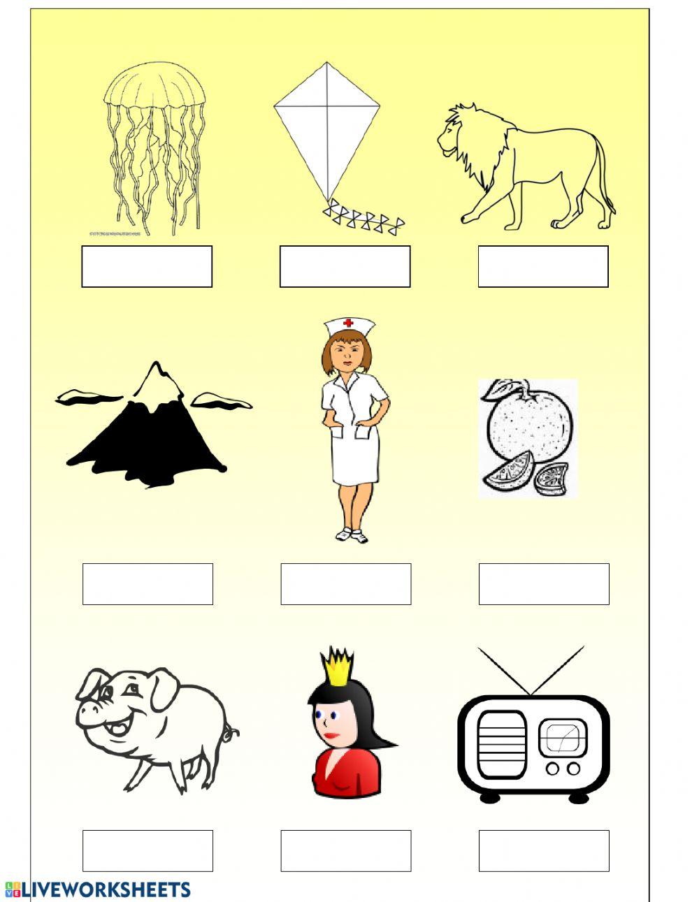 ABC worksheet