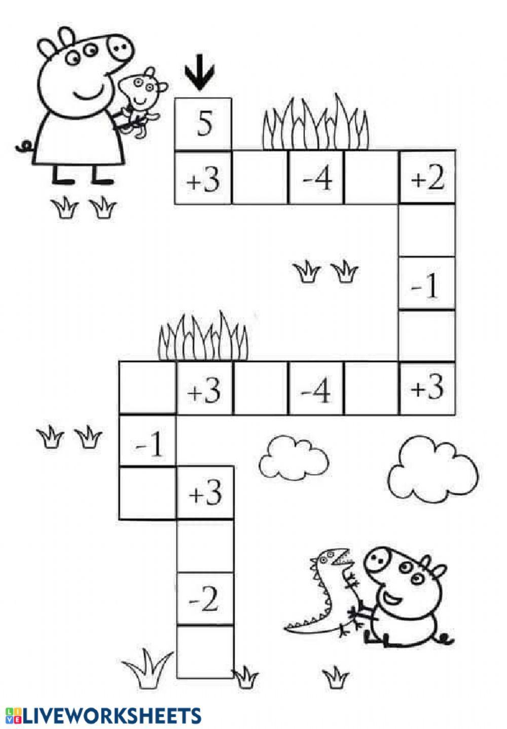 Caminos de sumas y restas
