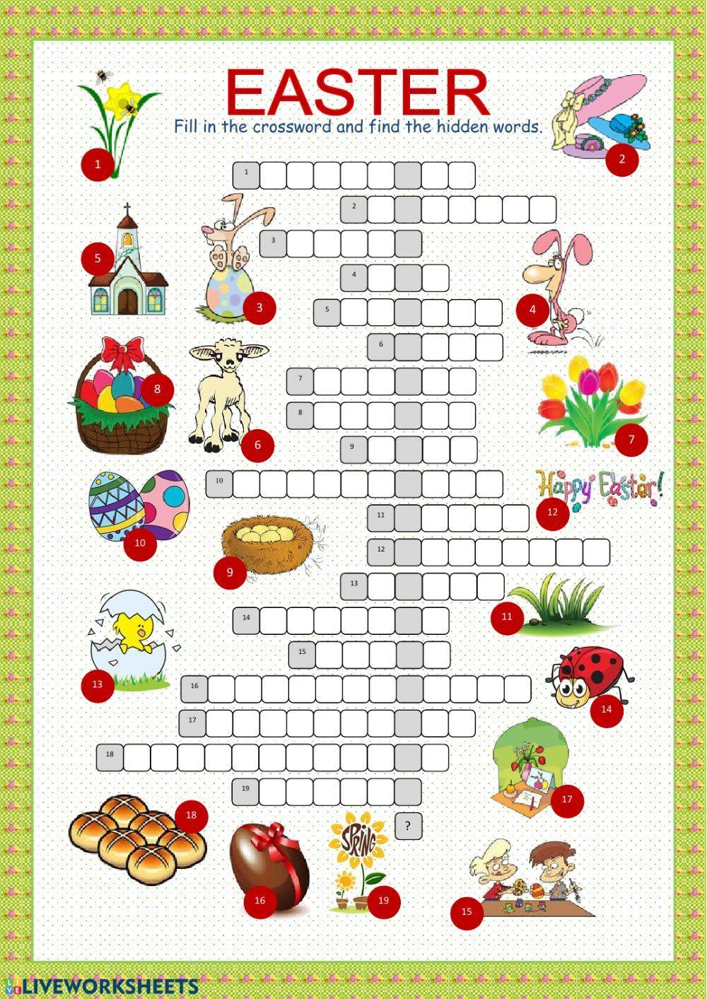 83344 Easter crossword Małgorzata Borecka