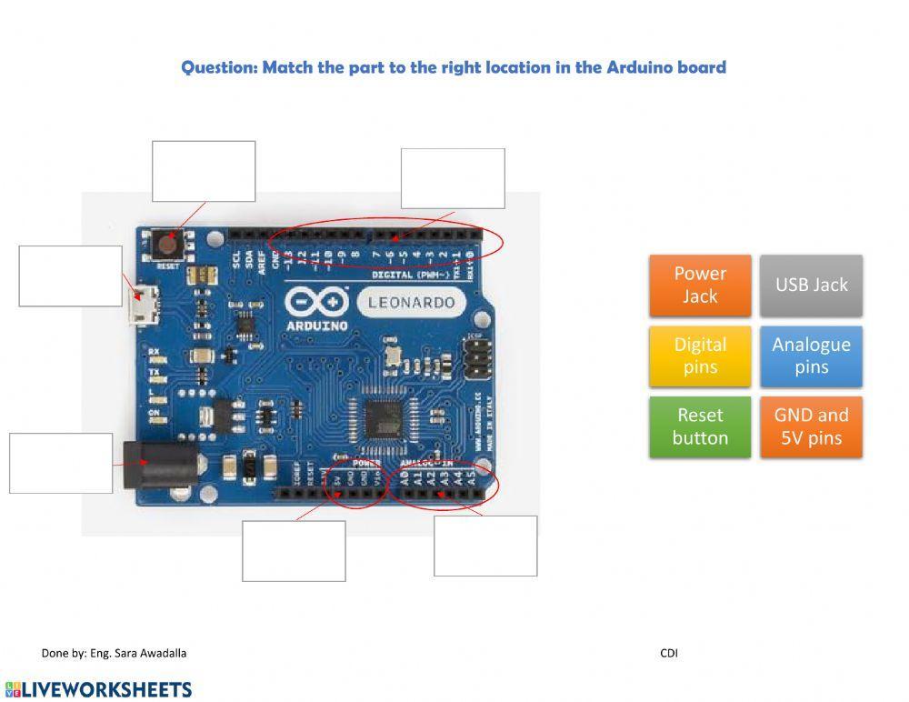 83437 | Arduino Parts | Hedwig993 | LiveWorksheets