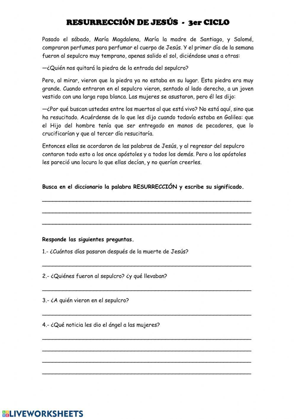 Resurrección de Jesús