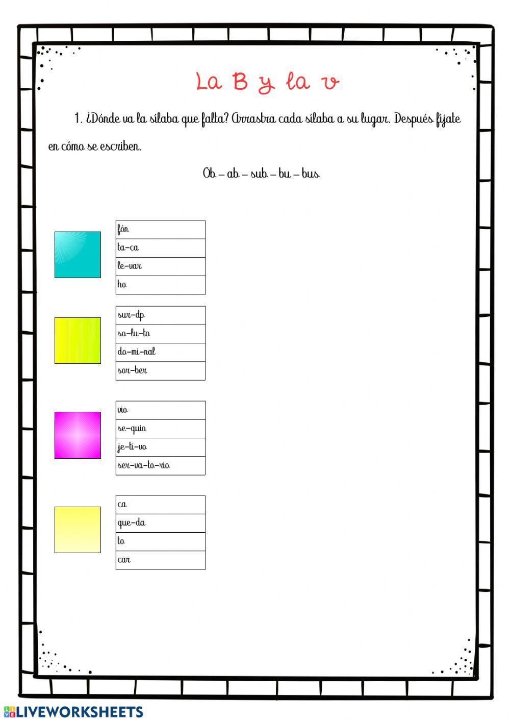 La b y la v (segunda parte)