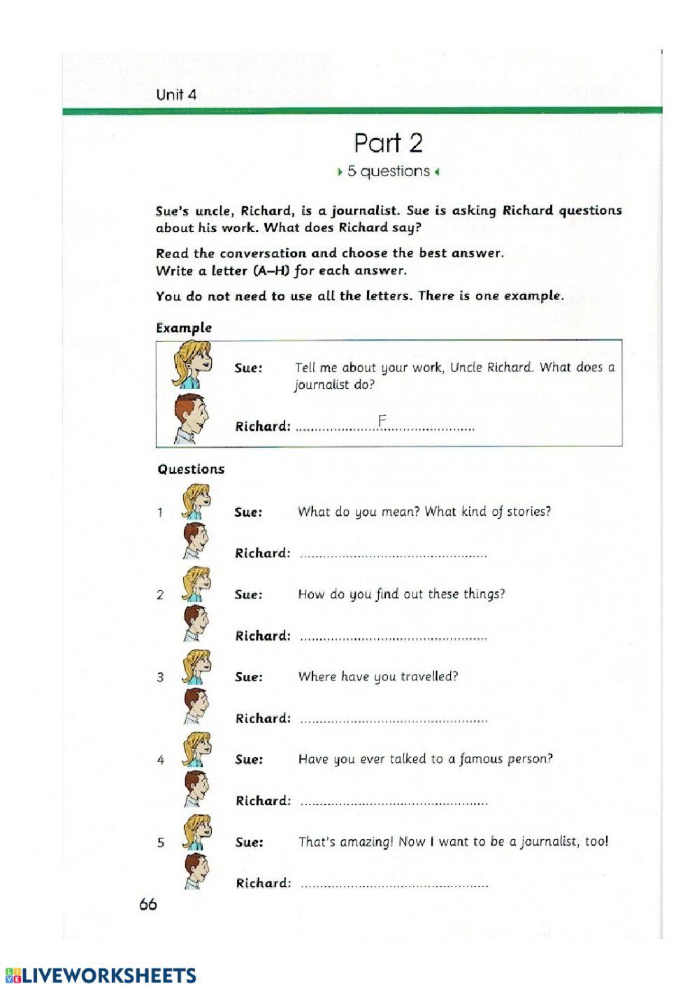 YLE Flyers test unit 4