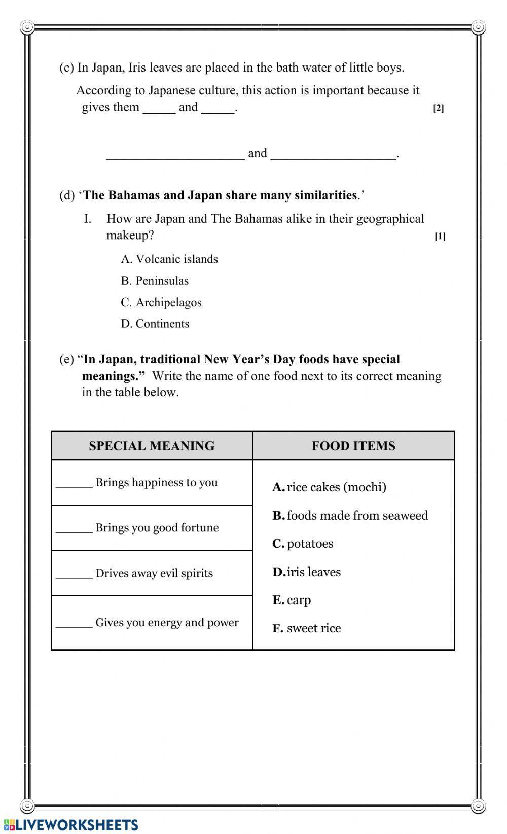 PEOPLE from OTHER NATIONS - Japan