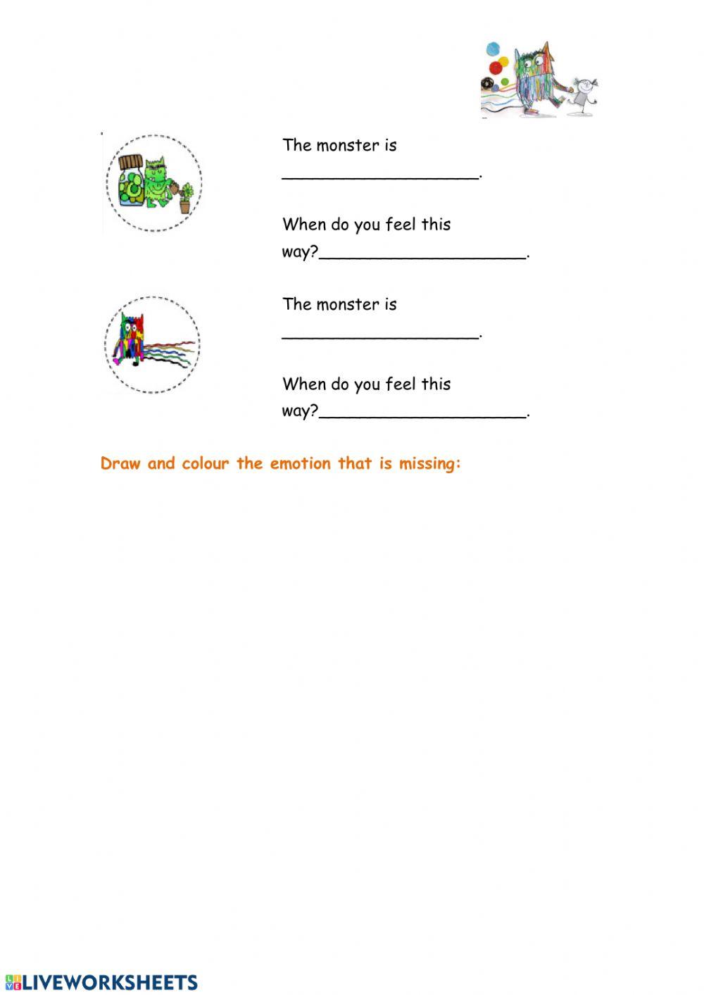 The colour monster and the coronavirus