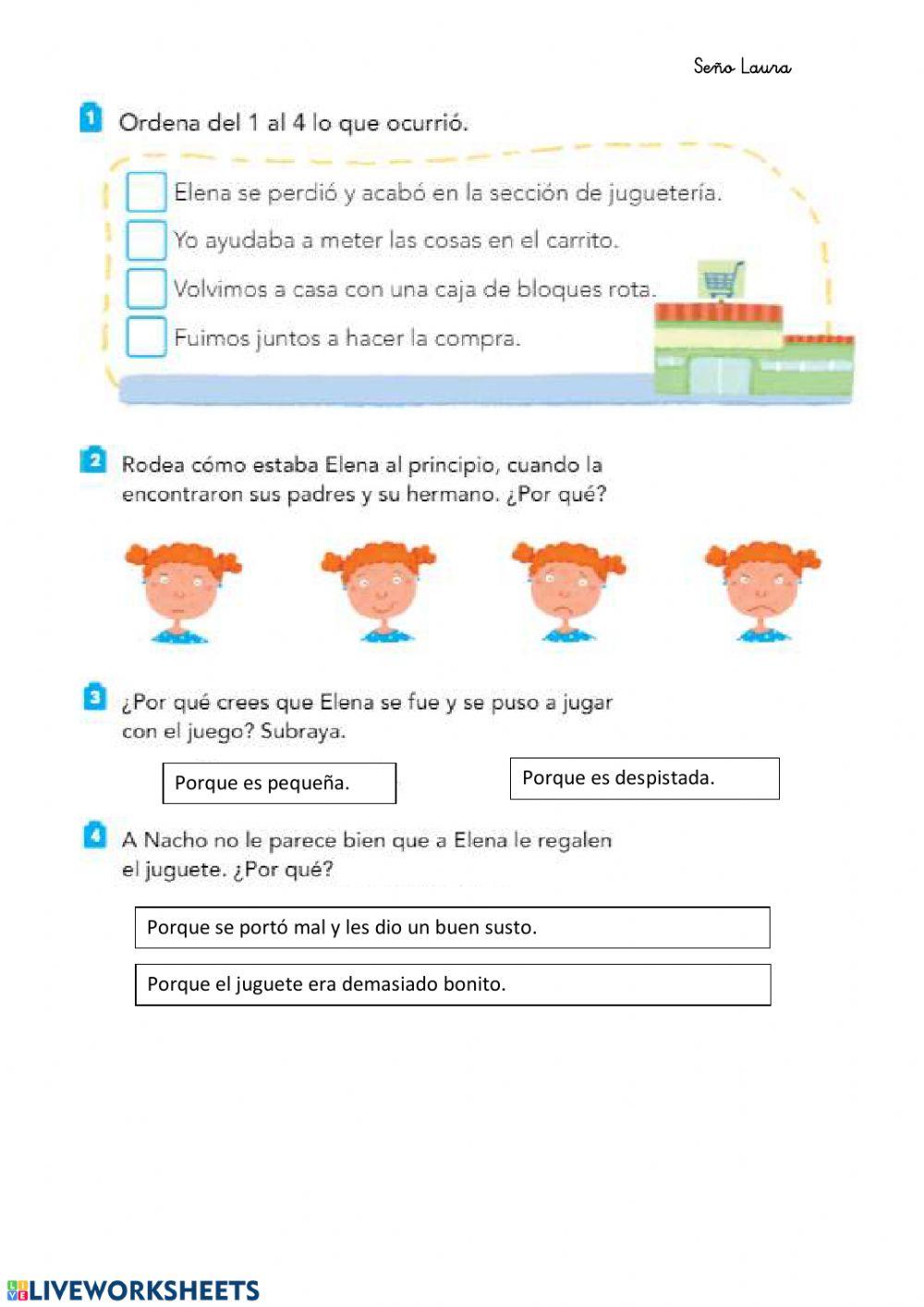 Comprensión escrita