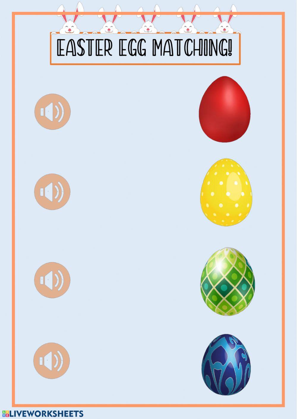 Easter egg colours