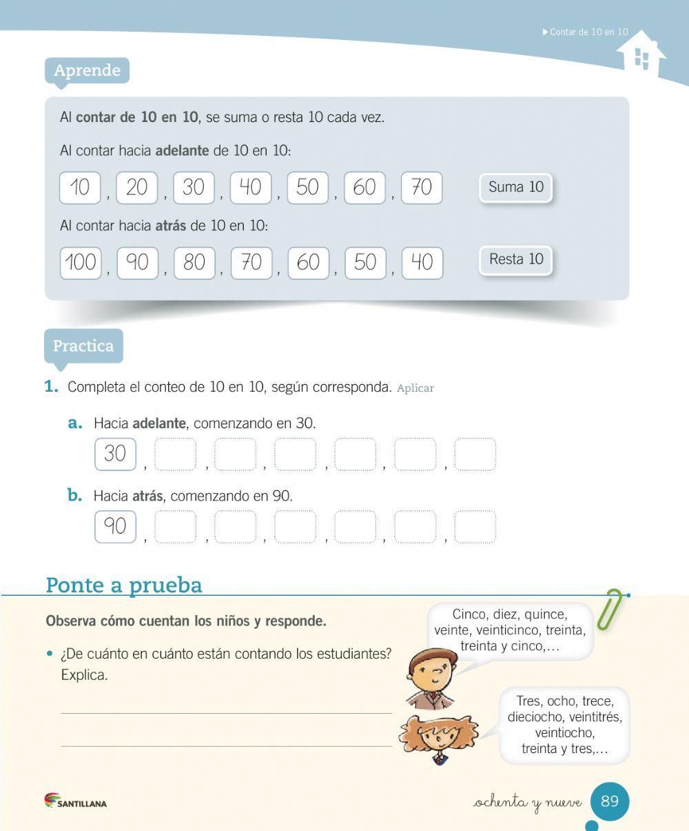Conteo y multiplicación