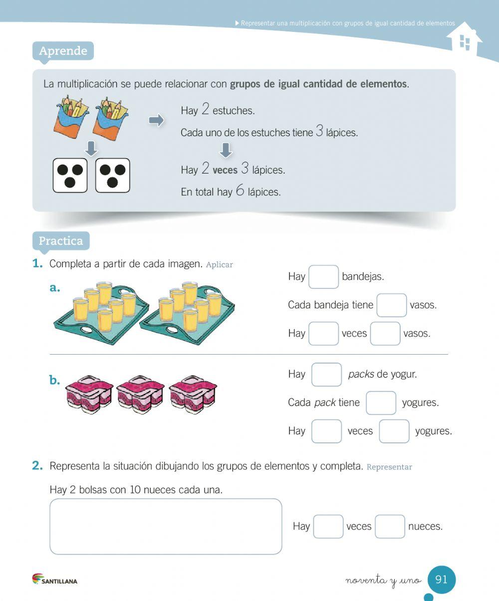 Conteo y multiplicación