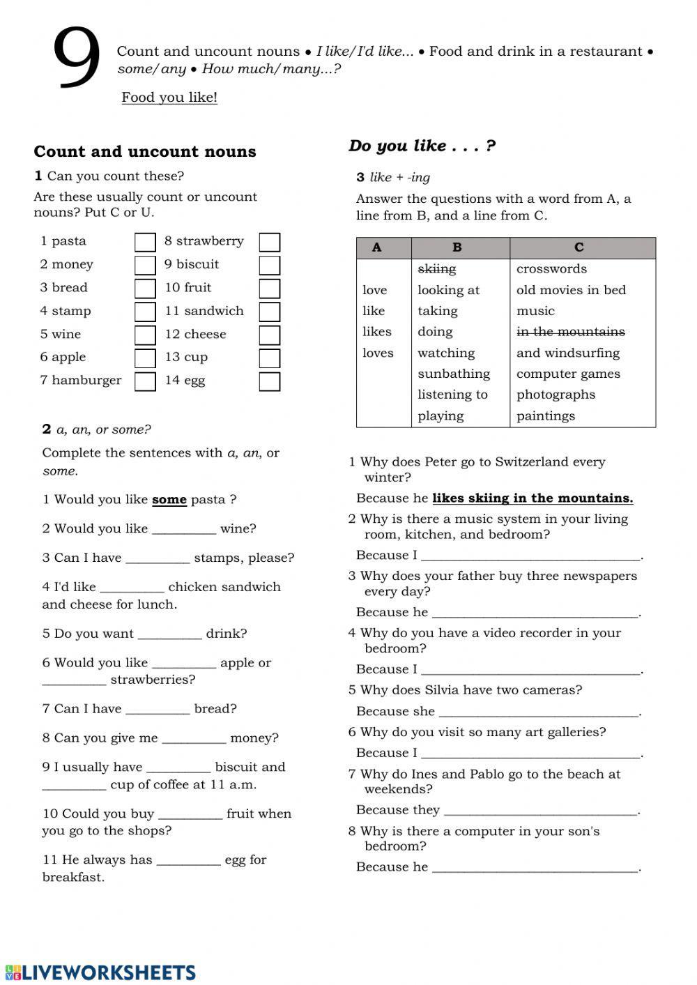 New Headway Elementary WB, Third Edition, Unit 9, Page 42